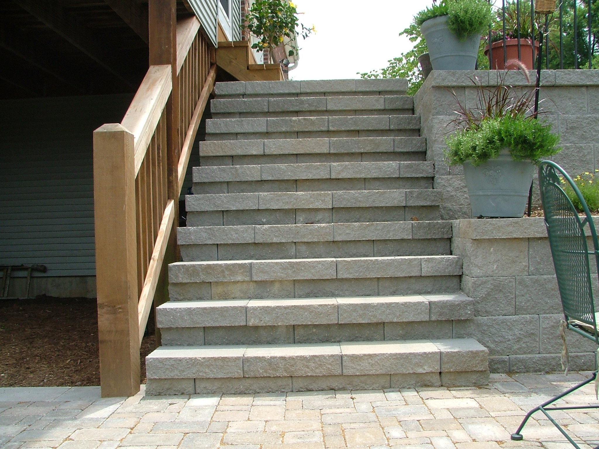 retaining wall steps album 4 how to form concrete steps with side walls
