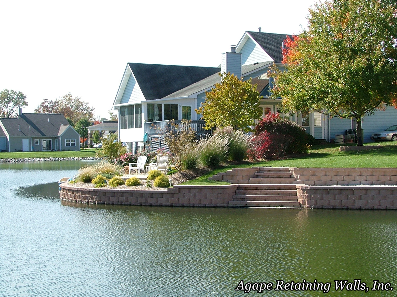 How To Build A Retaining Wall In The Water Design Ideas Agape Retaining Walls Inc Terrace Photo Al 2