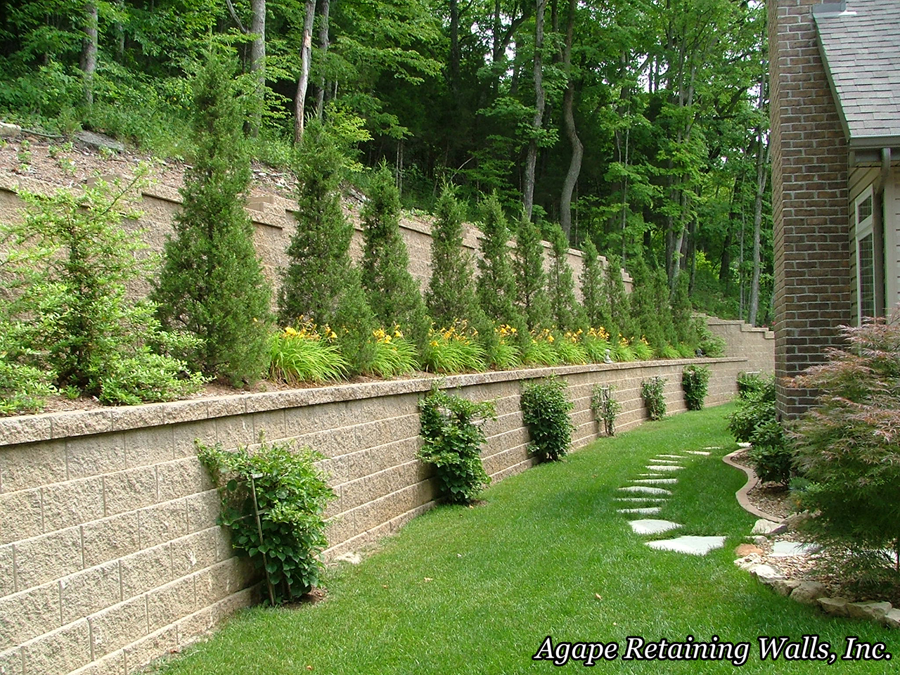 Agape Retaining Walls Inc Terrace Photo Album 2