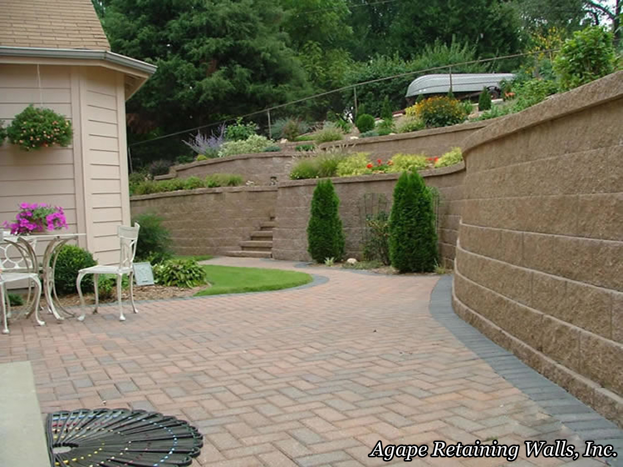 Agape Retaining Walls Inc Terrace Photo Album 2